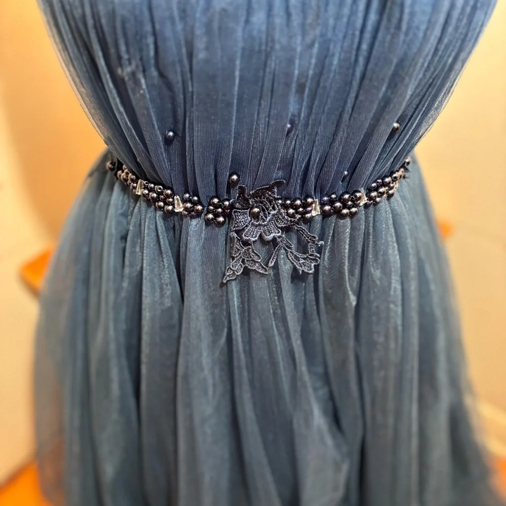 Gorgeous Jeweled Evening Gown Dress - Picture 4 of 16